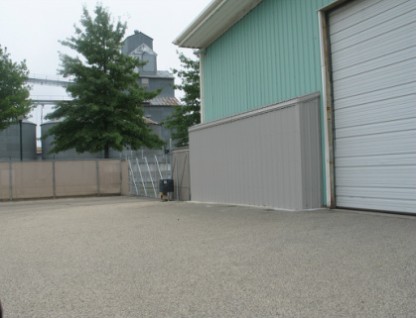 Covered storage stalls at Downtown Storage